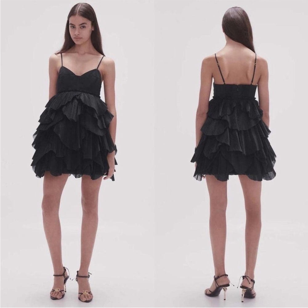 New NWT Aje. Elsie Mini Pleat Dress — Size 2